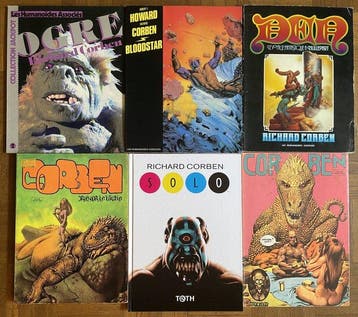Richard Corben - 5x B + C - EO/Ré/TL - 6 Album - 1976/2005, Boeken, Nieuw