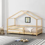 [en.casa] Kinderbed Knätten met uitvalbeveiliging 90x200 cm, Kinderen en Baby's, Kinderkamer | Bedden, Verzenden, Nieuw