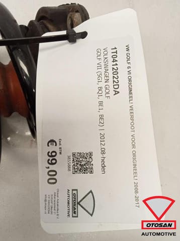 VW Golf 6 VI Origineel! Veerpoot Voor Origineel! 2008-2017, Ophalen, Gebruikt, Volkswagen, Bumper