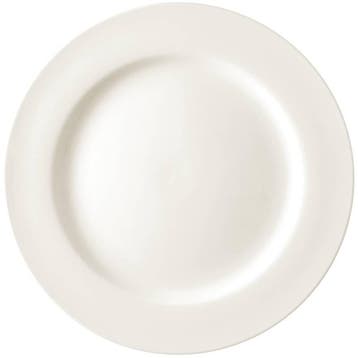 Porselein Bord met Smalle Rand | 20cm (Stuks 6), Verzenden