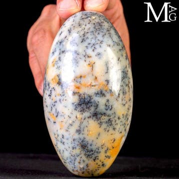 Heilig Lingam in dendritische opaal - Shiva Lingam - Hoogte: