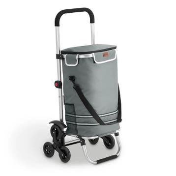 Boodschappentrolley 3in1 - 56L - Voor Trappen - Grijs, Verzenden, Nieuw