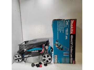 Makita DLM463Z - Accu grasmaaier - Maaibreedte 46 cm -, Verzenden, Zo goed als nieuw, Makita