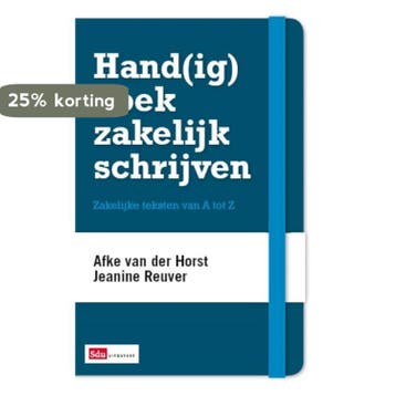 Hand(ig)boek zakelijk schrijven 9789012582537 J. Reuver, Verzenden, Gelezen, J. Reuver