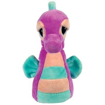Suki Gifts zeepaardje knuffel - pluche - paars/blauw - 16, Verzenden, Nieuw