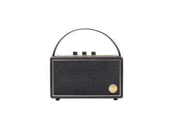 Peaq -  Bluetooth speaker Retro Bluetooth Speaker  - Zwart, Audio, Tv en Foto, Verzenden, Nieuw, 60 tot 120 watt, Overige merken