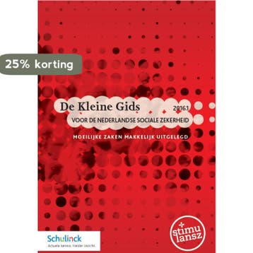 De Kleine Gids voor de Nederlandse sociale zekerheid 2016, Verzenden, Zo goed als nieuw