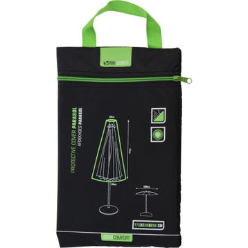 Pro Garden Afdekhoes voor Parasol 17.5x28x50 cm Zwart, Verzenden, Nieuw