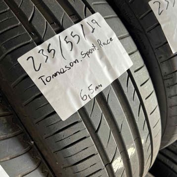 2 x Tomason 235-55-19 Zomerbanden 6,5mm, 19 inch, Gebruikt, Ophalen of Verzenden, 235 mm