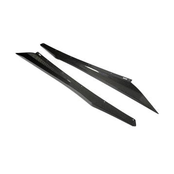 Dit betreft een Corvette C8 Carbon side skirt extensions, Verzenden