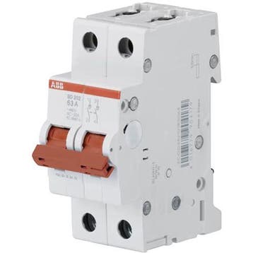 ABB hoofdschakelaar 2-P 63A SD202/63, Ophalen of Verzenden, Nieuw