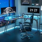 Gaming bureau - Gaming desk - Hoekbureau - 130x130 cm - Zwar, Verzenden, Zo goed als nieuw