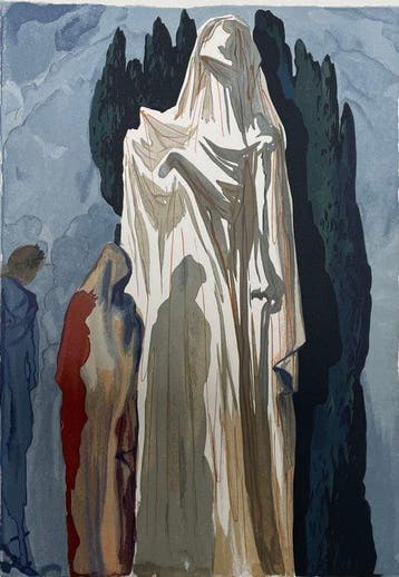 Salvador Dali (1904-1989) - Farinata - La Divine Comedie