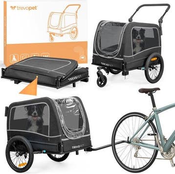 2dekans | TrevoPet - Hondenfietskar - Hondenkar -, Ophalen of Verzenden, Zo goed als nieuw, TrevoPet