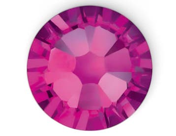 10 x Swarovski flatback similisteentje SS16 4 mm – fuchsia, Ophalen of Verzenden, Nieuw, Kraal
