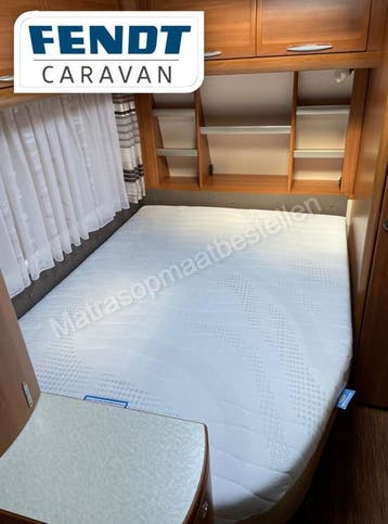 Fendt matras voor frans bed,maatwerk Fendt caravanmatras sne, Caravans en Kamperen, Caravan accessoires, Ophalen of Verzenden