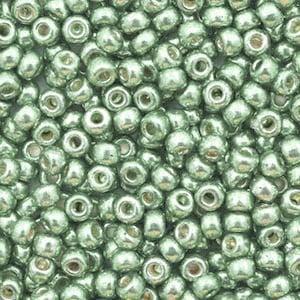 c.a. 5 gram Miyuki rocailles 8/0 - Duracoat galvanized se..., Hobby en Vrije tijd, Ophalen of Verzenden, Nieuw, Kraal