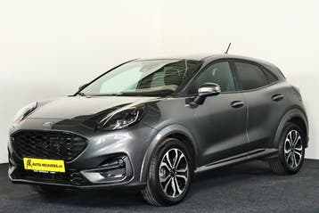 Zakelijke Lease |  Ford Puma 1.0 EcoBoost Hybrid ST-Line, Automaat, Stof, Zwart, Overige brandstoffen