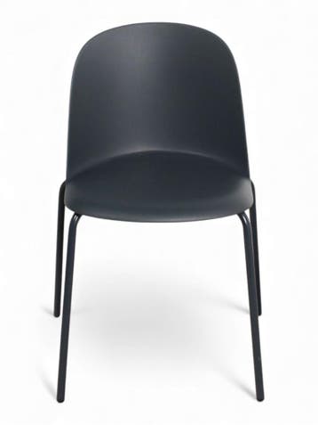 Miniforms Mariolina stoel, 4-poot, antraciet, Huis en Inrichting, Stoelen, Ophalen of Verzenden, Gebruikt, Overige kleuren