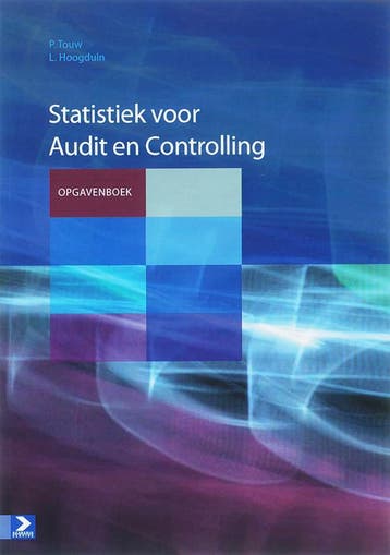STATISITEK VOOR AUDIT EN CONTROLLING OPGAVEBOEK - L., Verzenden, Zo goed als nieuw, L. Hoogduin