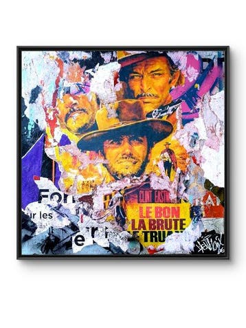 lasveguix (1986) - Le Bon la Bute et le Truand - 40x40cm