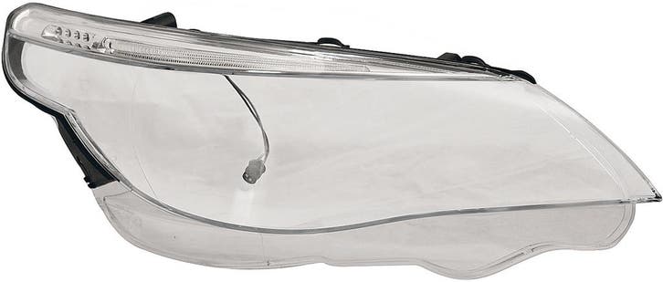 Koplampglas Rechts | Vervang glas | BMW 5-serie E60 E61 2003, Auto-onderdelen, Verlichting, Nieuw, BMW, Verzenden