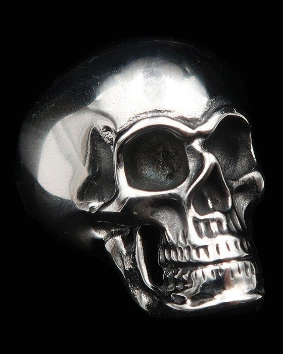 Schedelsignetring van de Stille Bewaker – Memento Mori –, Antiek en Kunst, Antiek | Boeken en Bijbels