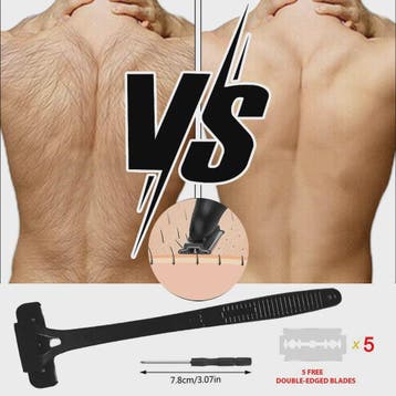 Opvouwbare Lange Handgreep Body Shaver voor Mannen - Gemakke, Verzenden, Nieuw