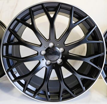 20 inch 5x112 Kipardo XF3396 Black V2 - Breedset velgen, Ophalen of Verzenden, Nieuw, 20 inch, Velg(en)