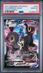 Pokémon - 1 Graded card - Umbreon 245/184 Full art, Foil,, Nieuw