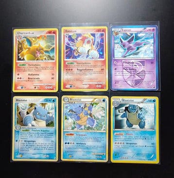 Pokémon - 6 Card - Charizard Holo - entei Holo - 3X, Hobby en Vrije tijd, Nieuw
