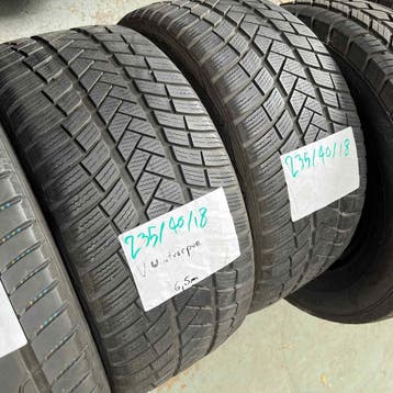 2 x Vredestein Wintrac Pro 235-40-18 Winterbanden 6,5mm, 18 inch, Gebruikt, 235 mm, Band(en)