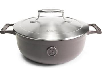 Saveur Selects Hapjespan - Gietijzer - Ø25 cm - PFAS-vrij -, Huis en Inrichting, Keuken | Potten en Pannen, Verzenden, Nieuw