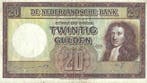 Bankbiljet 20 gulden 1945 Stadhouder Willem III Zeer Fraai, Verzenden