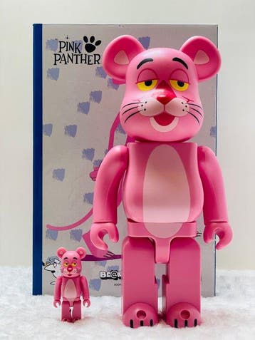 Medicom toy - BE@RBRICK 400% & 100% Pink Panther