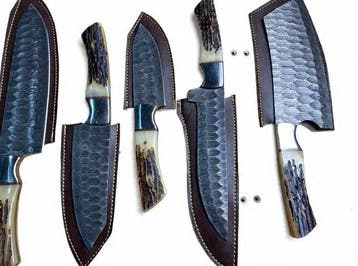Keukenmes - Chefs knife - SDF-10 handgemaakt Damascus