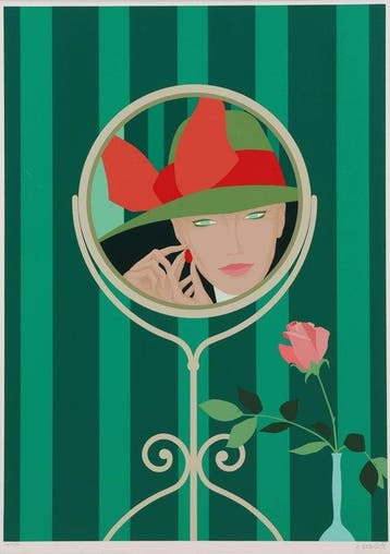 Amleto Costa Dalla (1929-2024) - Vrouw in spiegel