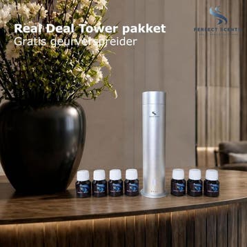 GRATIS stille geurmachine bij Real Deal Aroma pakket, Nieuw, Zwart, Geurverspreider