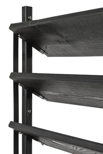 Draaibare lamellenset 165cm zwart incl. planken - Flex Fe..., Ophalen of Verzenden, Nieuw