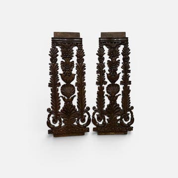 Snijwerk, Pair of 19th C. Spanish Renaissance Revival
