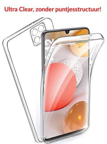 Galaxy A42 360° Ultra Clear Hybrid PC + TPU Hoesje, Ophalen of Verzenden, Nieuw
