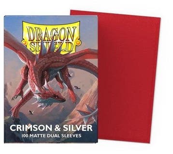 Dragon Shield Sleeves Matte Crimson (100 pieces), Ophalen of Verzenden, Nieuw