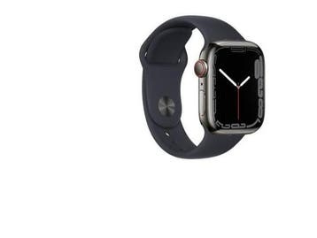 Apple Watch Series 7 - 41mm - Roestvrij staal - Grafiet -, Verzenden, Zo goed als nieuw, Apple