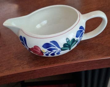 Boerenbont Roomkannetje Zeeland Boch (Boerenbont servies), Verzenden, Overige typen, Nieuw, Aardewerk
