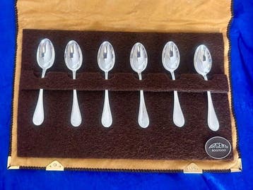 Koffielepel (6) - .800 zilver - Cucharillas Expresso
