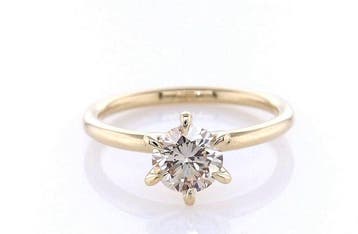 Zonder minimumprijs - Ring - 14 karaat Geel goud - 0.70ct., Nieuw