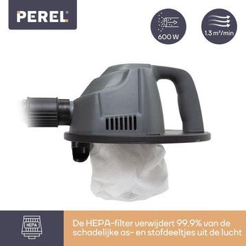 2dekans | Perel Mini-aszuiger, haardzuiger, stofzuiger voor, Ophalen of Verzenden, Zo goed als nieuw