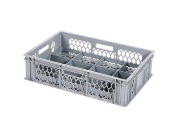 BASIC glazenkrat - 600 x 400 x H 154 mm voor 12 glazen -, Ophalen of Verzenden, Nieuw