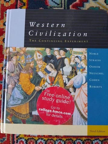 Western Civilization - Thomas F. X. Noble 9780618102082, Verzenden, Gelezen, Thomas F. X. Noble