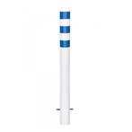 Rampaal Verzinkt Ø108 Wit/Blauw Inbetonneren, Verzenden